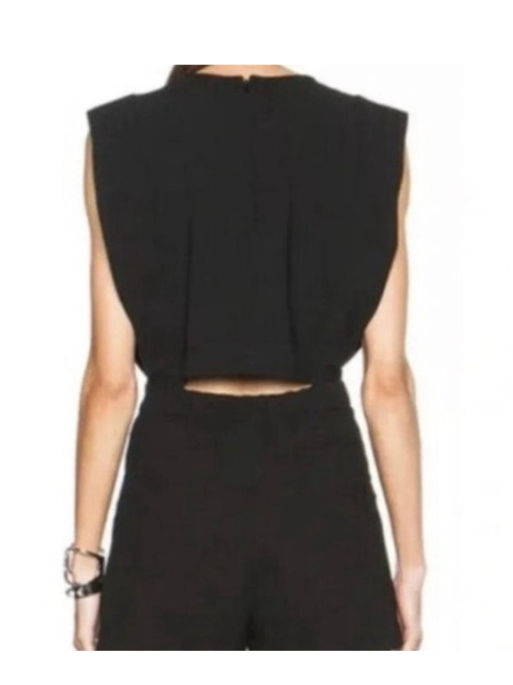 IRO Black Romper Back cutout